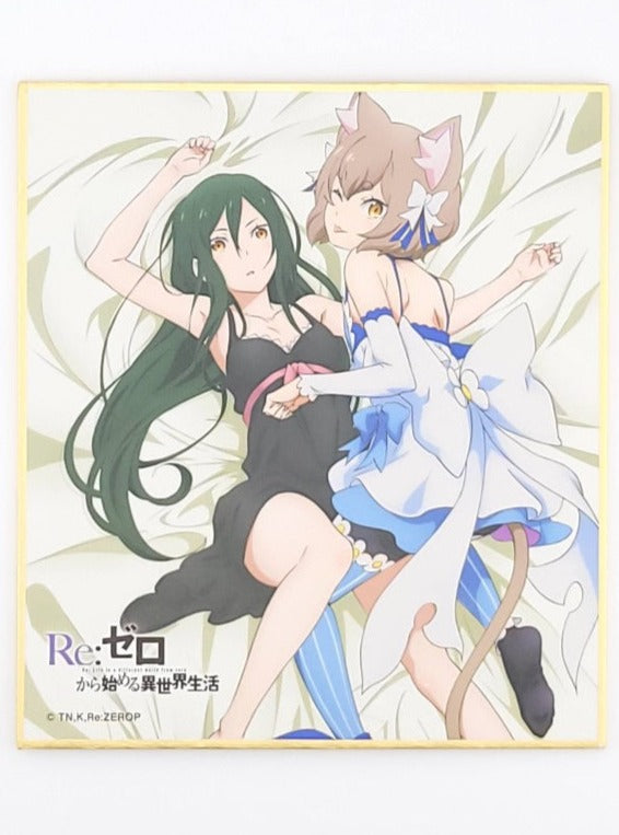 Re:Zero Felix Argyle & Crusch Karsten Shikishi