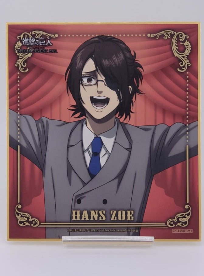 Attack on Titan Hans Zoe Shikishi