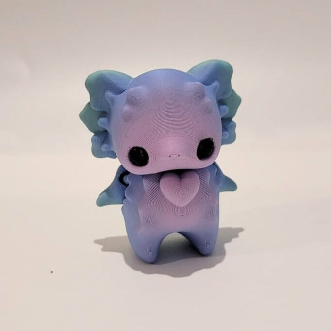 Axolotl Pixie 3D Druck 5cm Figur