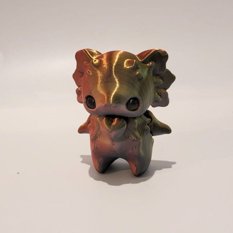 Axolotl Pixie 3D Druck 5cm Figur
