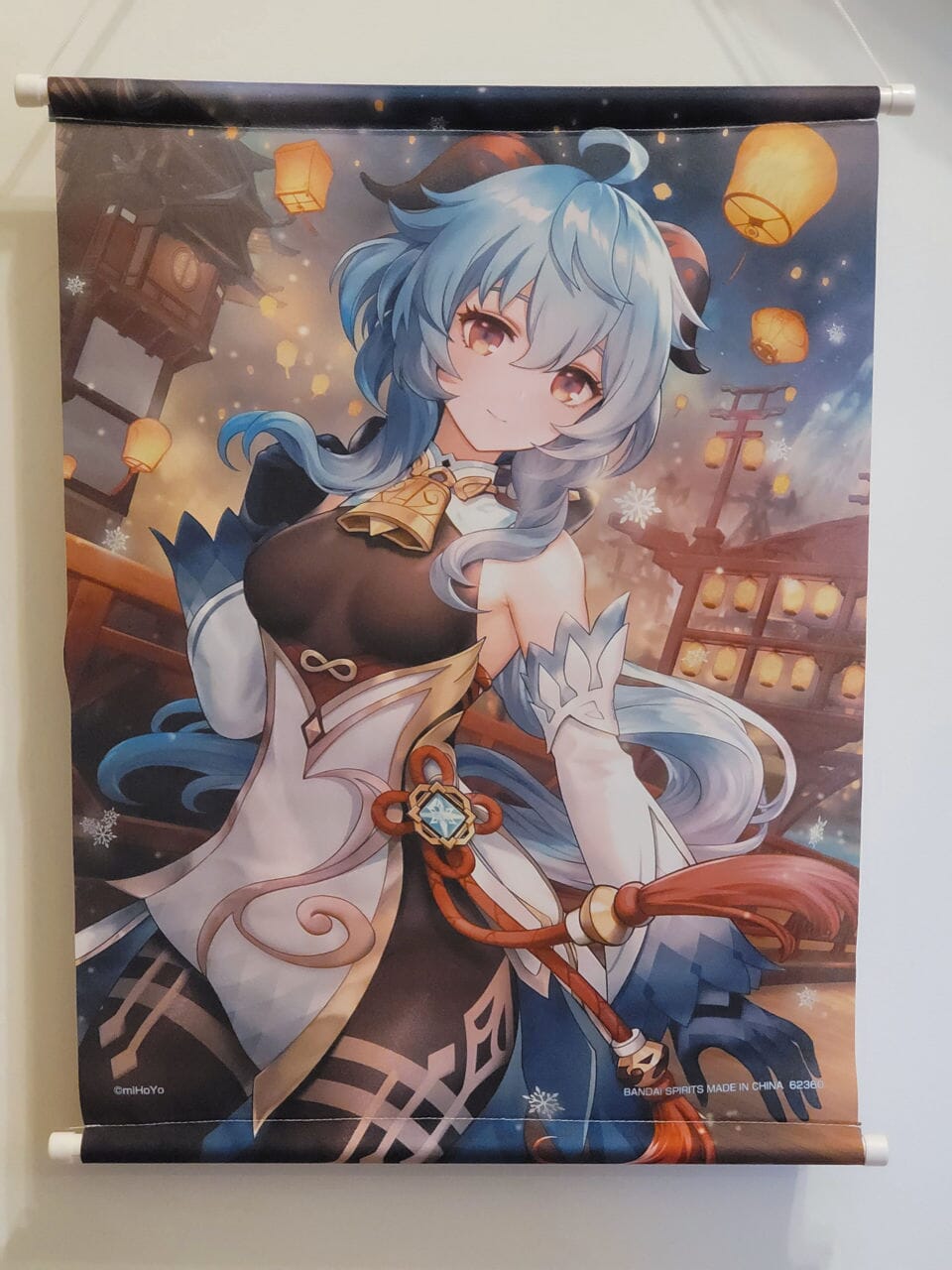 Genshin Impact Ganyu Ichiban Kuji 42x60cm großes Wallscroll