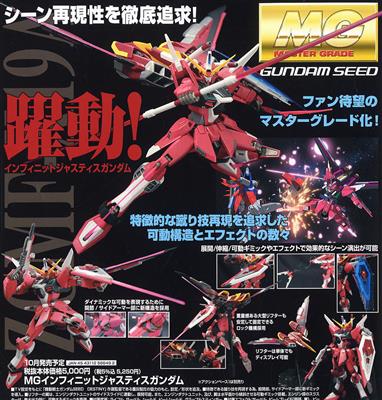 Gundam Infinite Justice Master Grade Model Kit 1/100