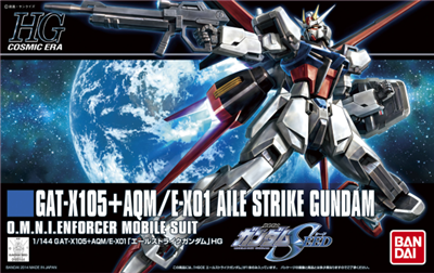 Gundam HGCE GAT-X105 AILE STRIKE High Grade Plastic Model Kit 1/144
