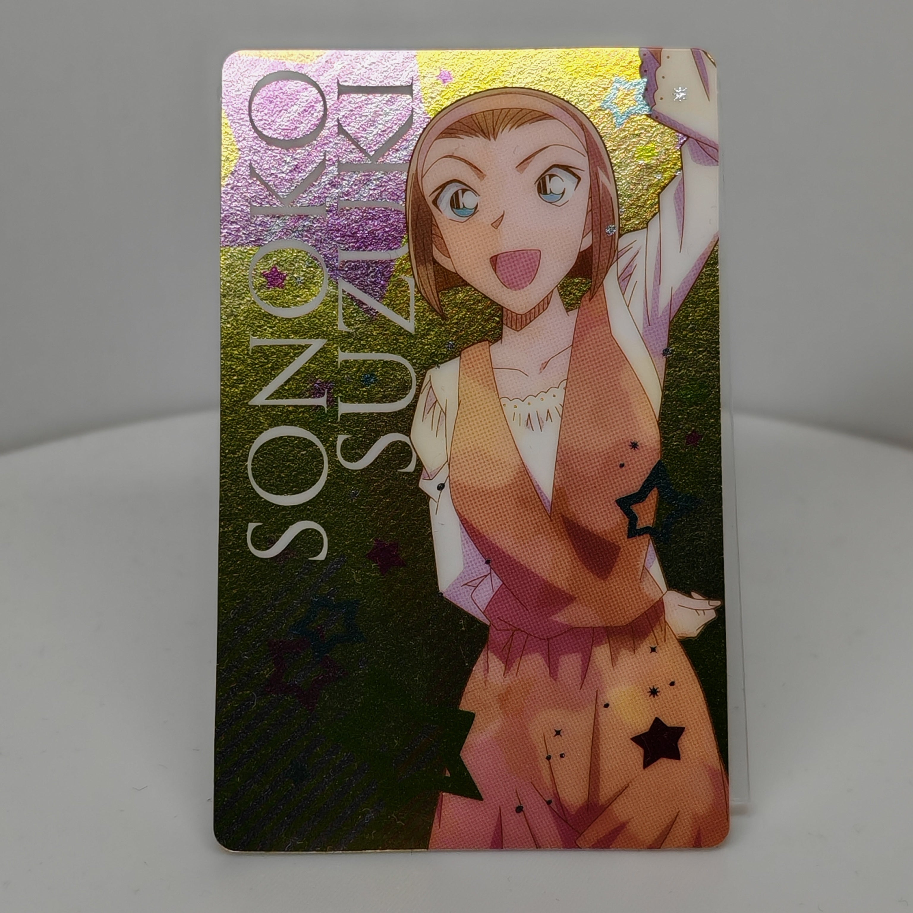 Detektiv Conan Metallic-Look Sammelkarte Sonoko Nr. 07