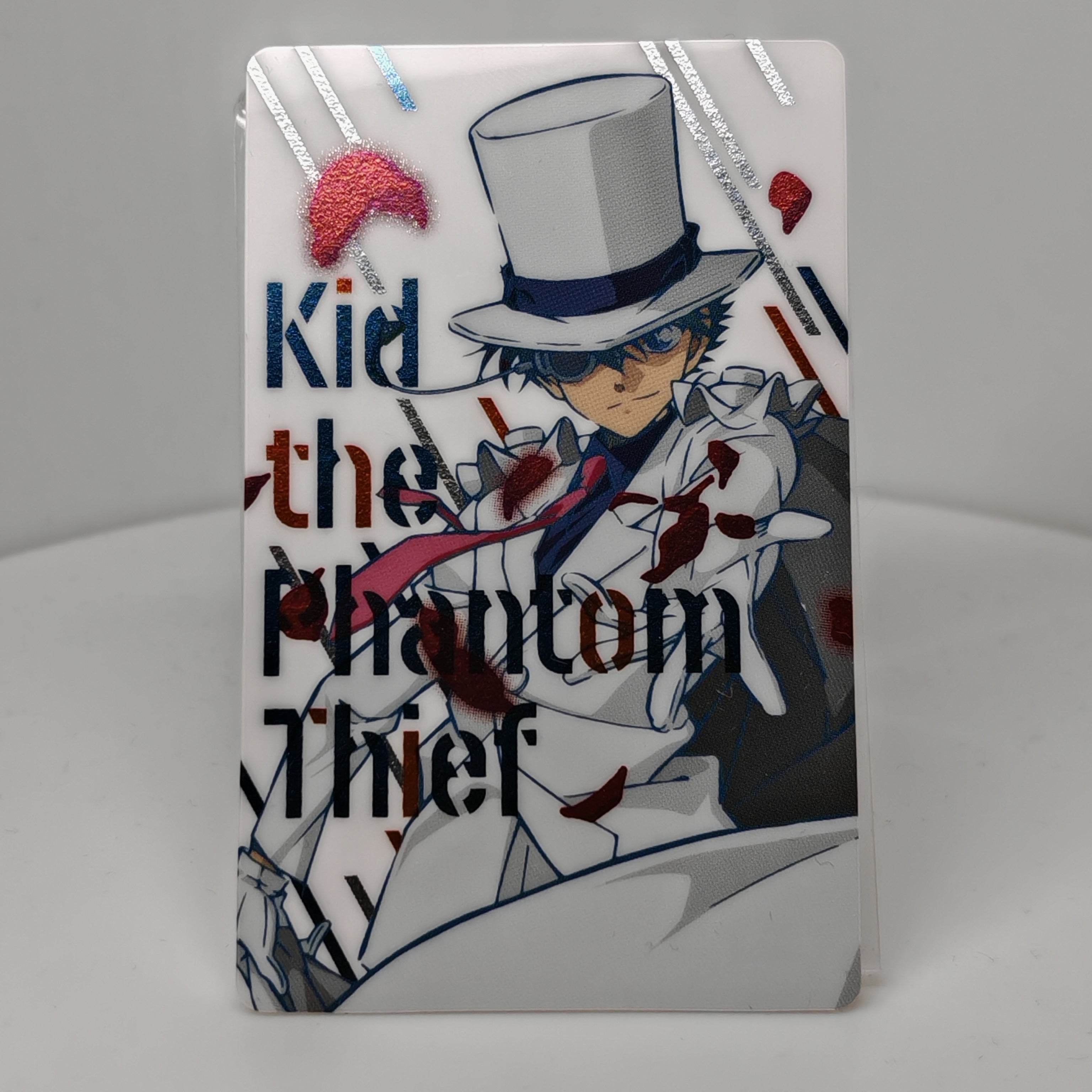 Detektiv Conan Metallic-Look Sammelkarte Kaito Kid Nr. 26