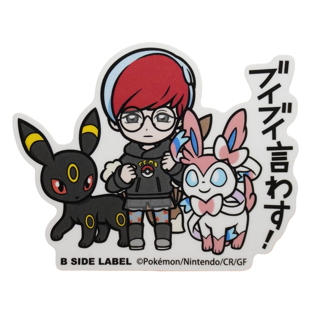 Pokemon Cosima & Nachtara & Feelinara B-Side Label Sticker