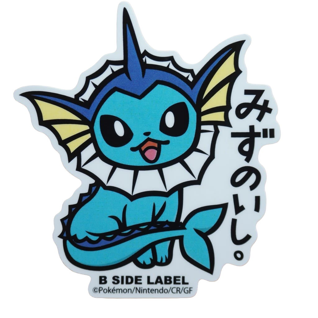 Pokemon Aquana B-Side Label Sticker