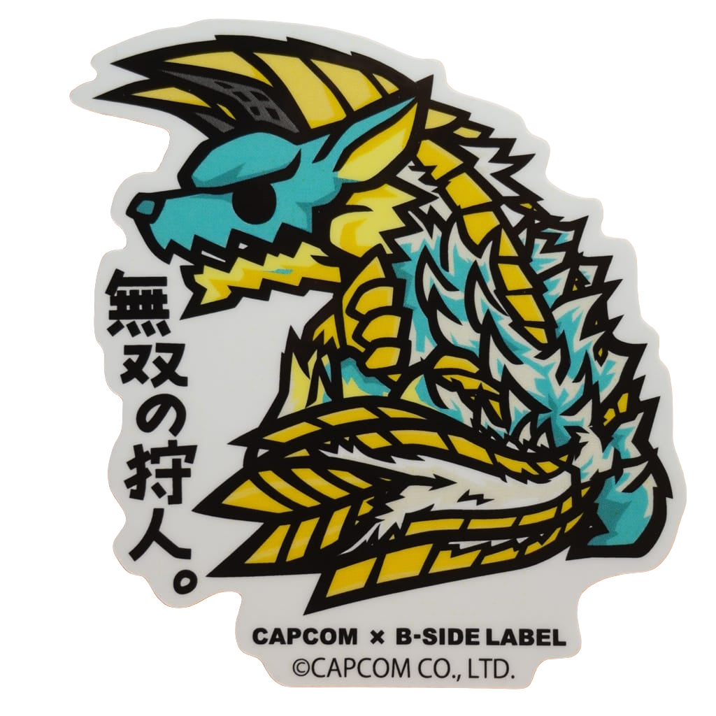 Monster Hunter Zinogre B-Side Label Sticker