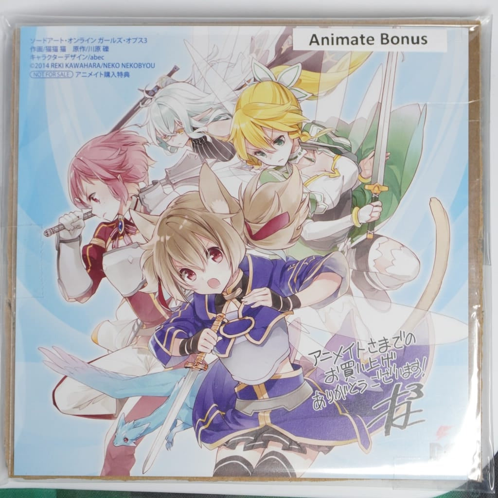 Sword Art Online Preorder Bonus Art Print