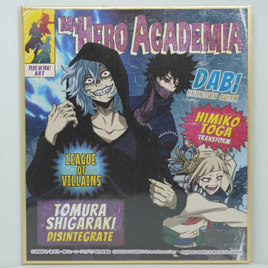 My Hero Academia Dabi, Shigaraki & Toga Shikishi