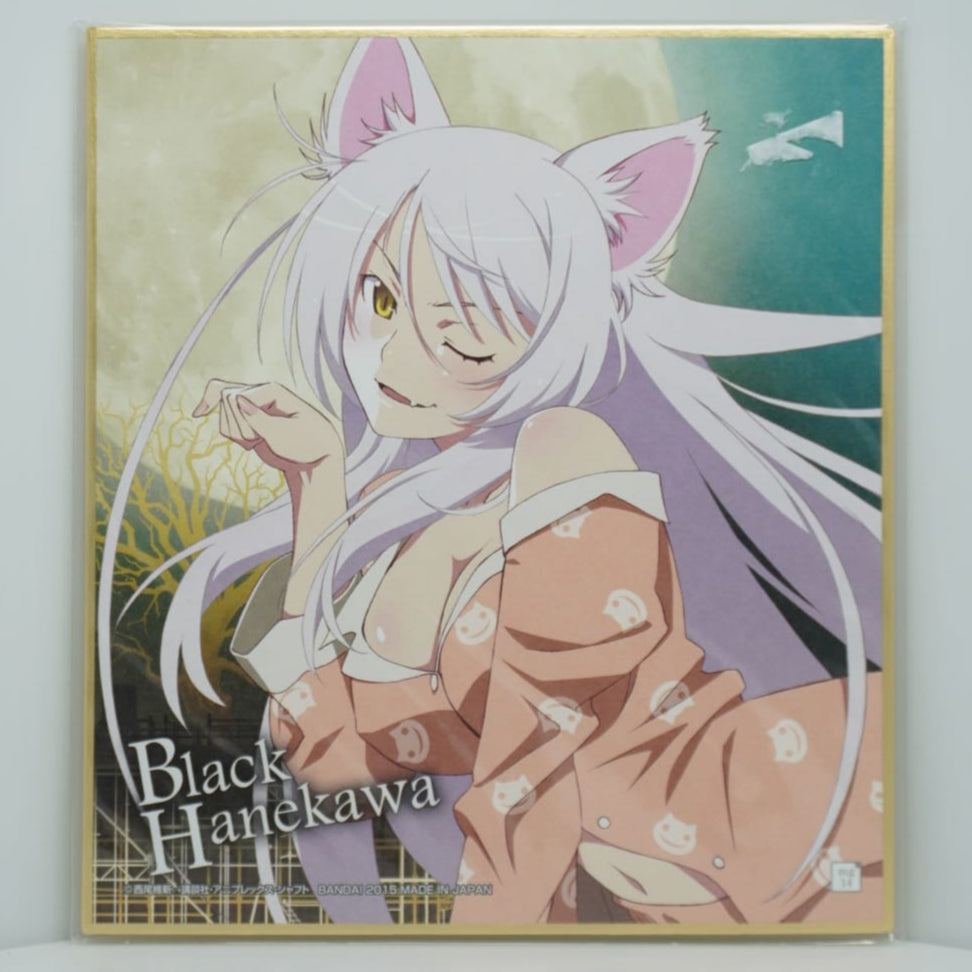 Monogatari Black Hanekawa Shikishi