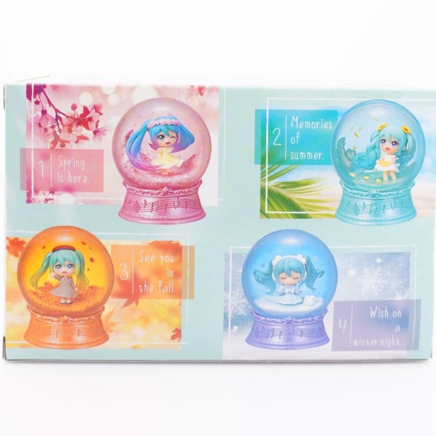 Hatsune Miku Re-Ment Scenery Dome Diorama 9,5cm Figur (1 Figur, Zufällige Auswahl)