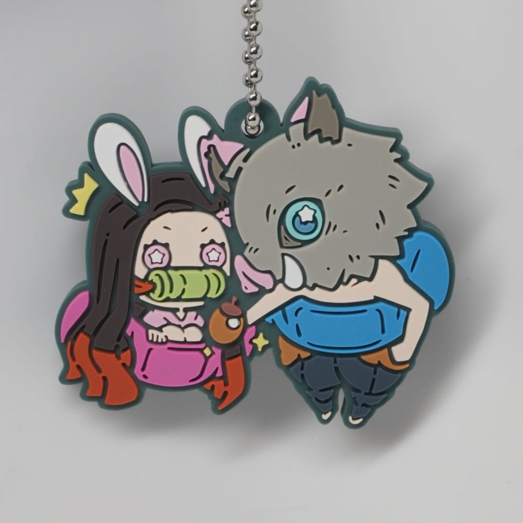 Demon Slayer Inosuke & Nezuko Anhänger