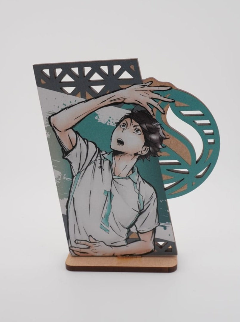 Haikyuu Toru Oikawa 12cm Holz Aufsteller