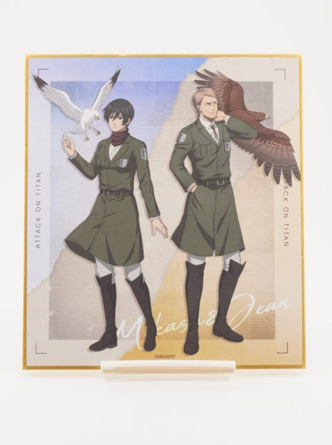 Attack on Titan Mikasa & Jean Shikishi