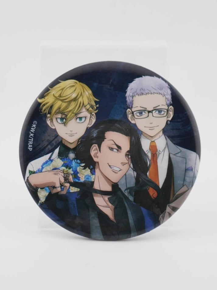 Tokyo Revengers Chifuyu, Baji & Mitsuya 7cm Button