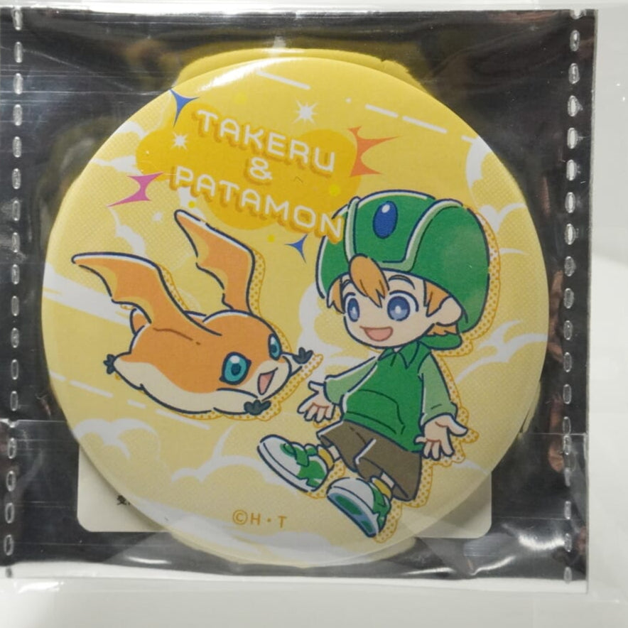 Digimon Takeru & Patamon Button