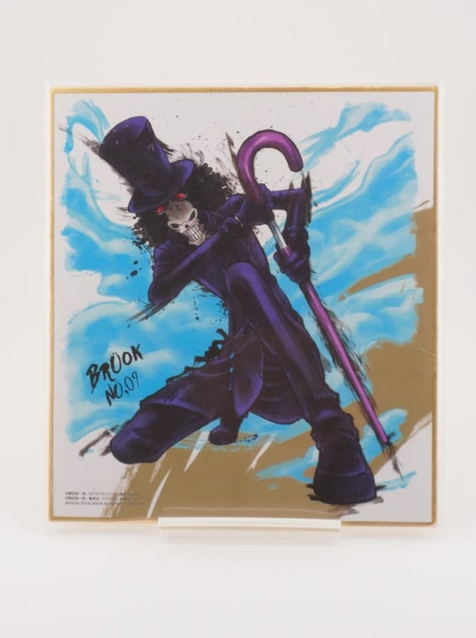 One Piece Brook Shikishi