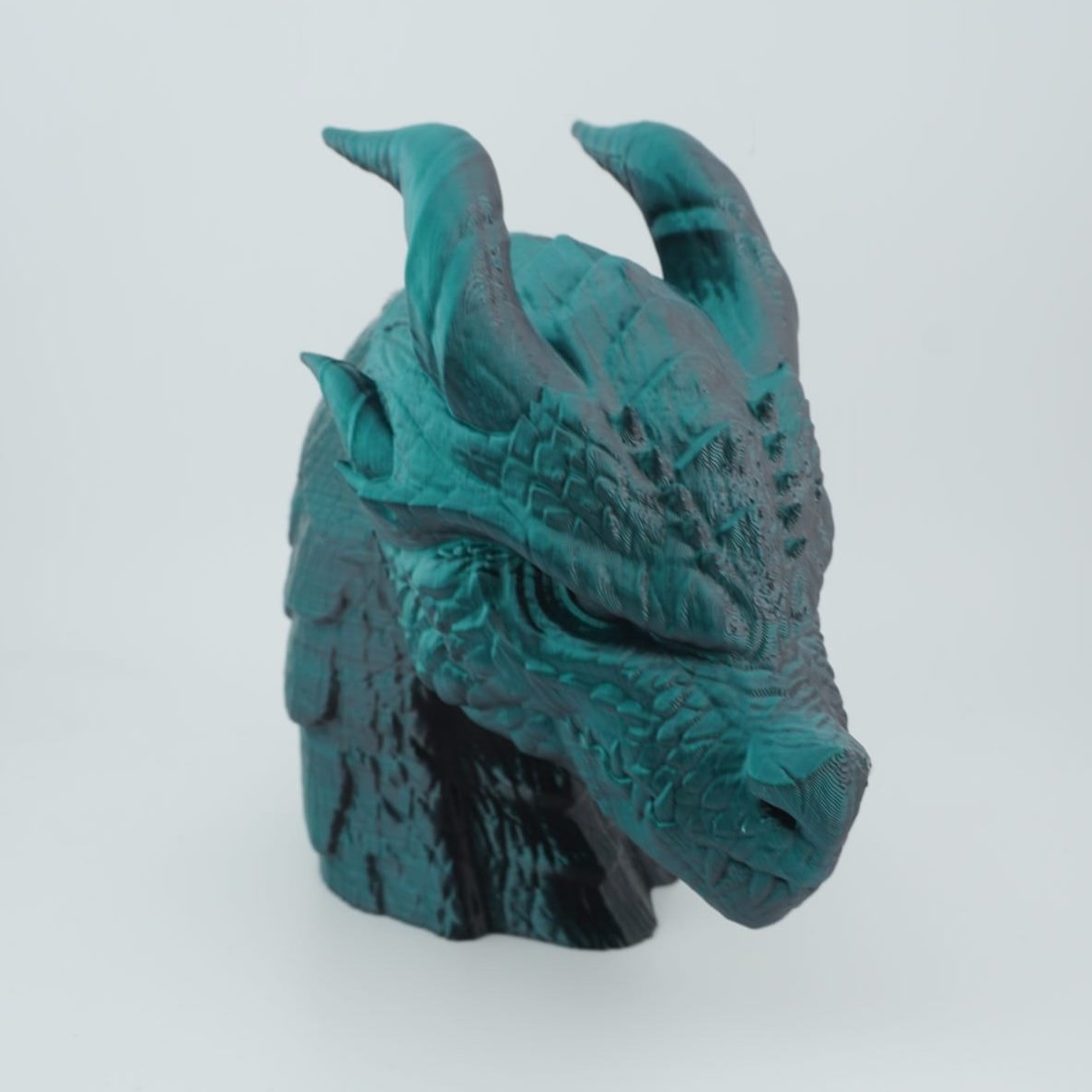 Dragon Head 3D Druck Deko 13cm Figur (Auswahl)