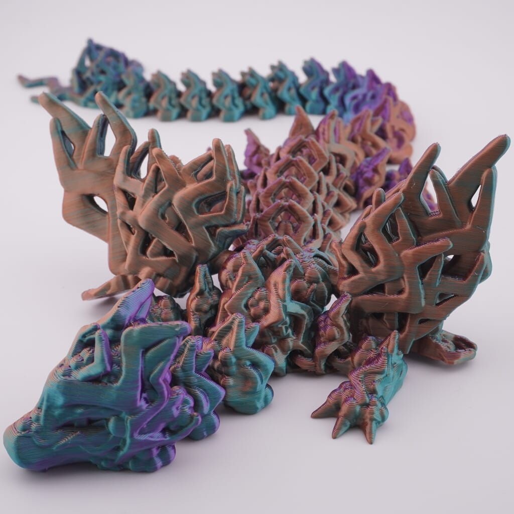 Storm Wing Dragon 3D Druck Fidget 34cm Figur