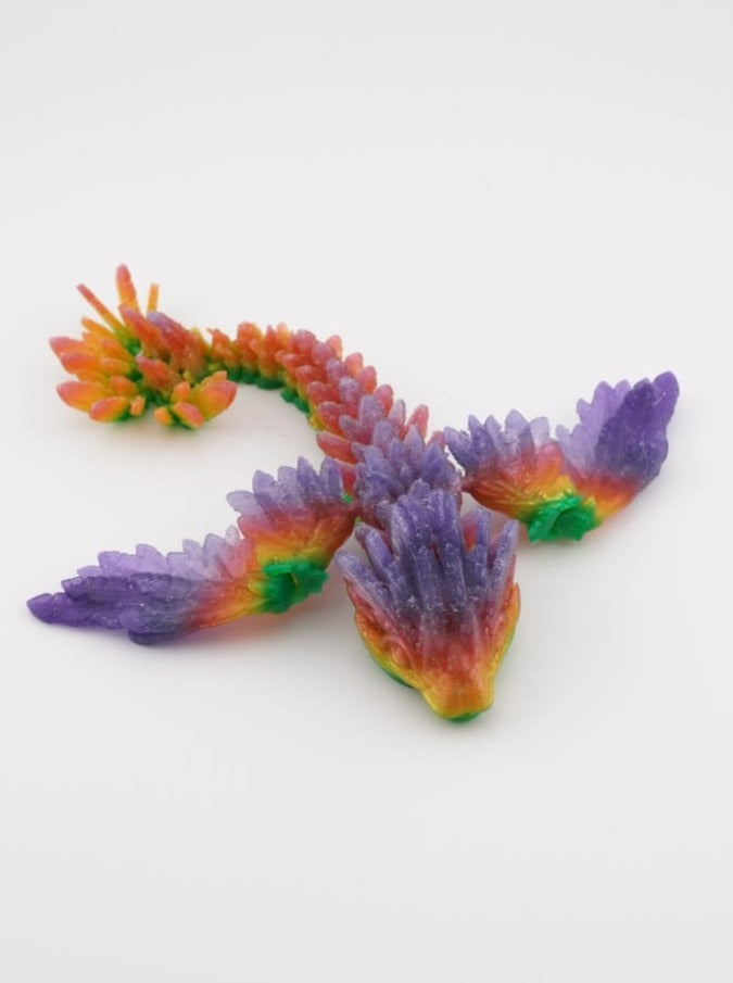 Winged Tadling Dragon 3D Druck 15cm Fidget Figur