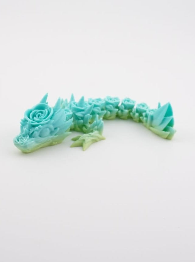 Tadling Rose Dragon 3D Druck 11cm Fidget Figur