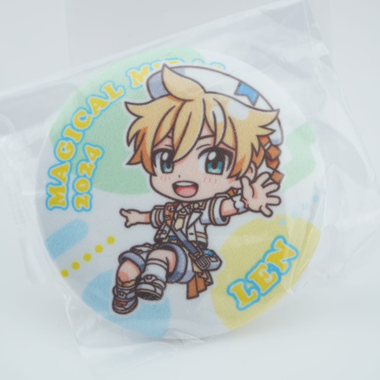 Hatsune Miku Len 6cm Button mit Stoffüberzug