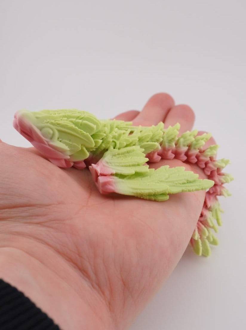 Winged Tadling Dragon 3D Druck 15cm Fidget Figur