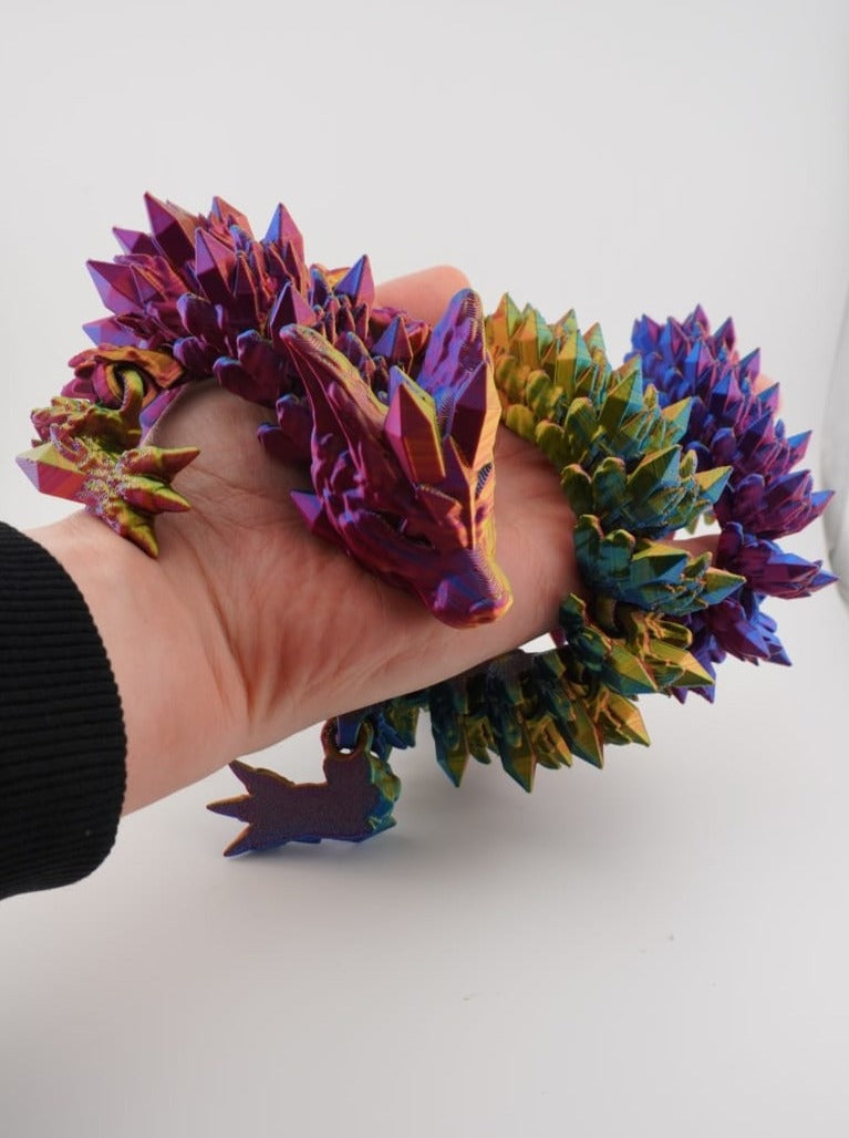 Wolf Dragon 3D Druck extra große 68cm !! Fidget Figur