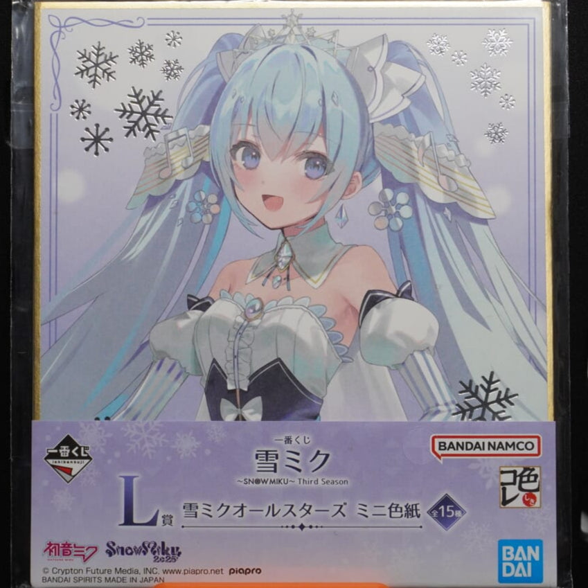 Hatsune Miku Snow Miku Shikishi
