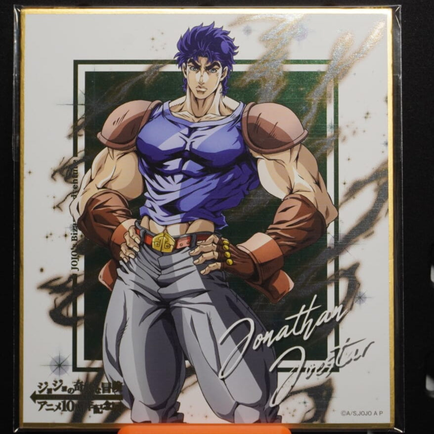 JoJo`s Bizarre Adventure Jonathan Joestar Shikishi
