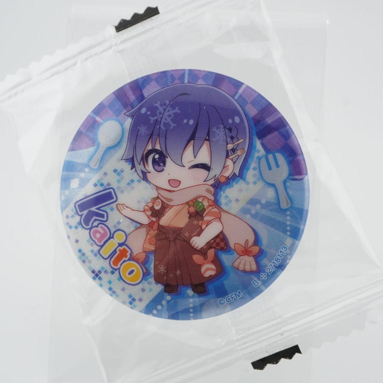 Hatsune Miku Vocaloid Kaito 5cm Button