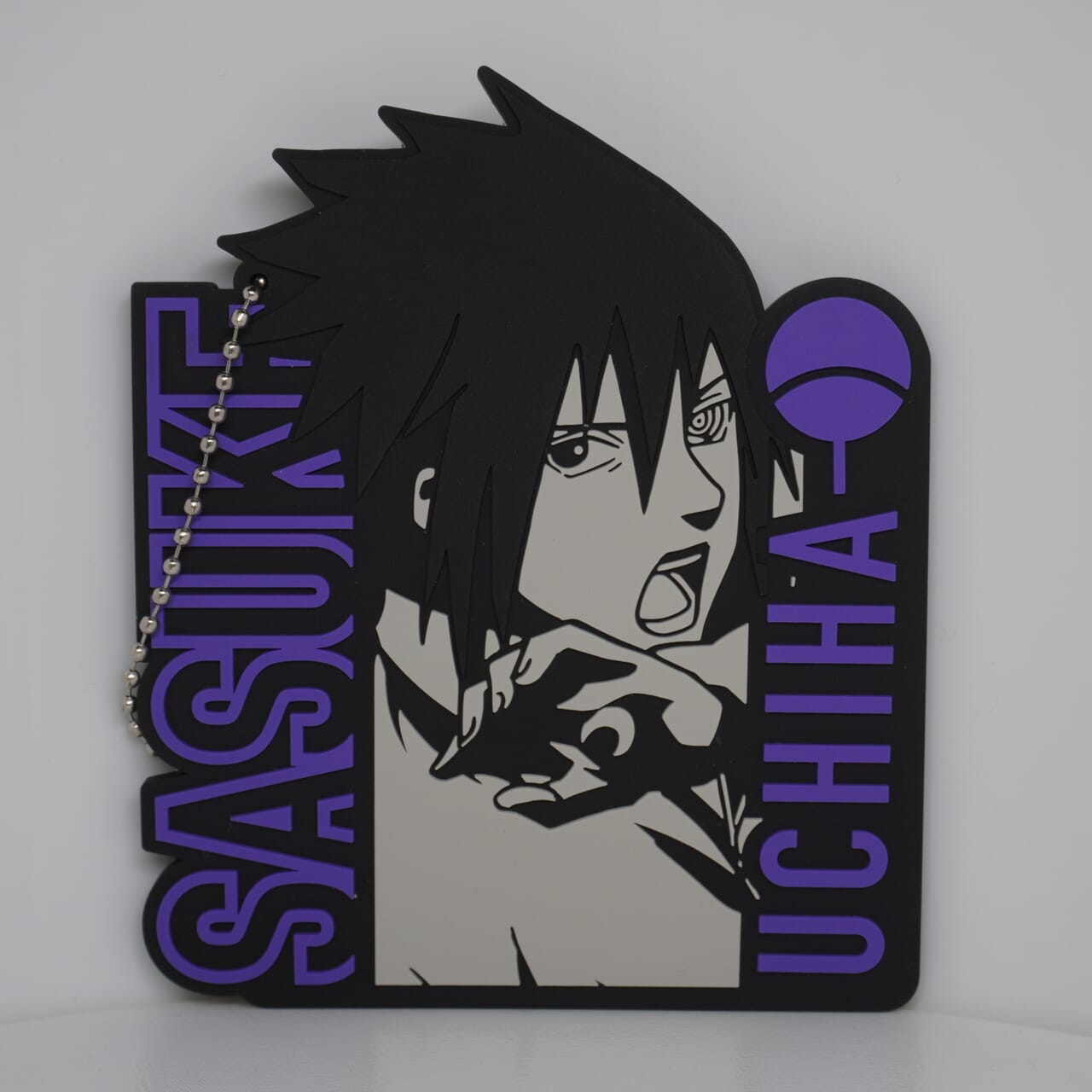 Naruto Sasuke 10cm Anhänger / Untersetzer