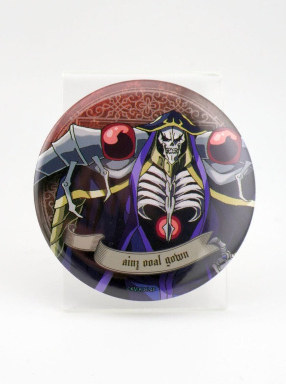 Overlord Ainz Ooal Gown 74mm Button