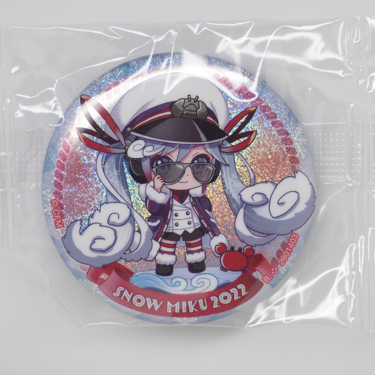 Hatsune Miku Snow Miku 2022 5cm Button