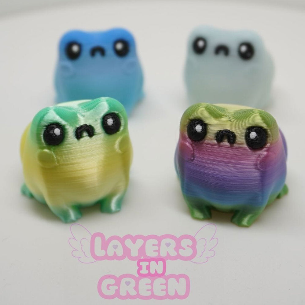 Buttfrog 3D Druck 2,5cm Figur (Farbauswahl)