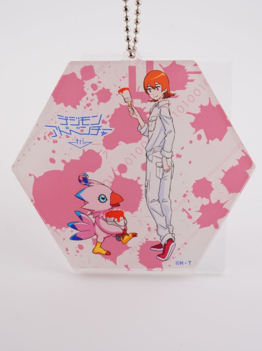 Digimon Sora Takenouchi & Piyomon Anhänger