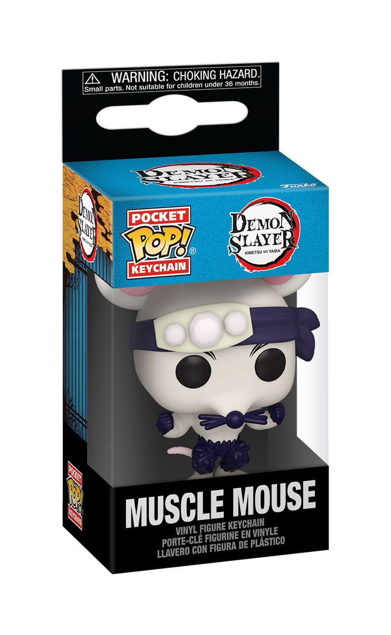 Demon Slayer Muscle Mouse POP! Vinyl 4 cm Schlüsselanhänger