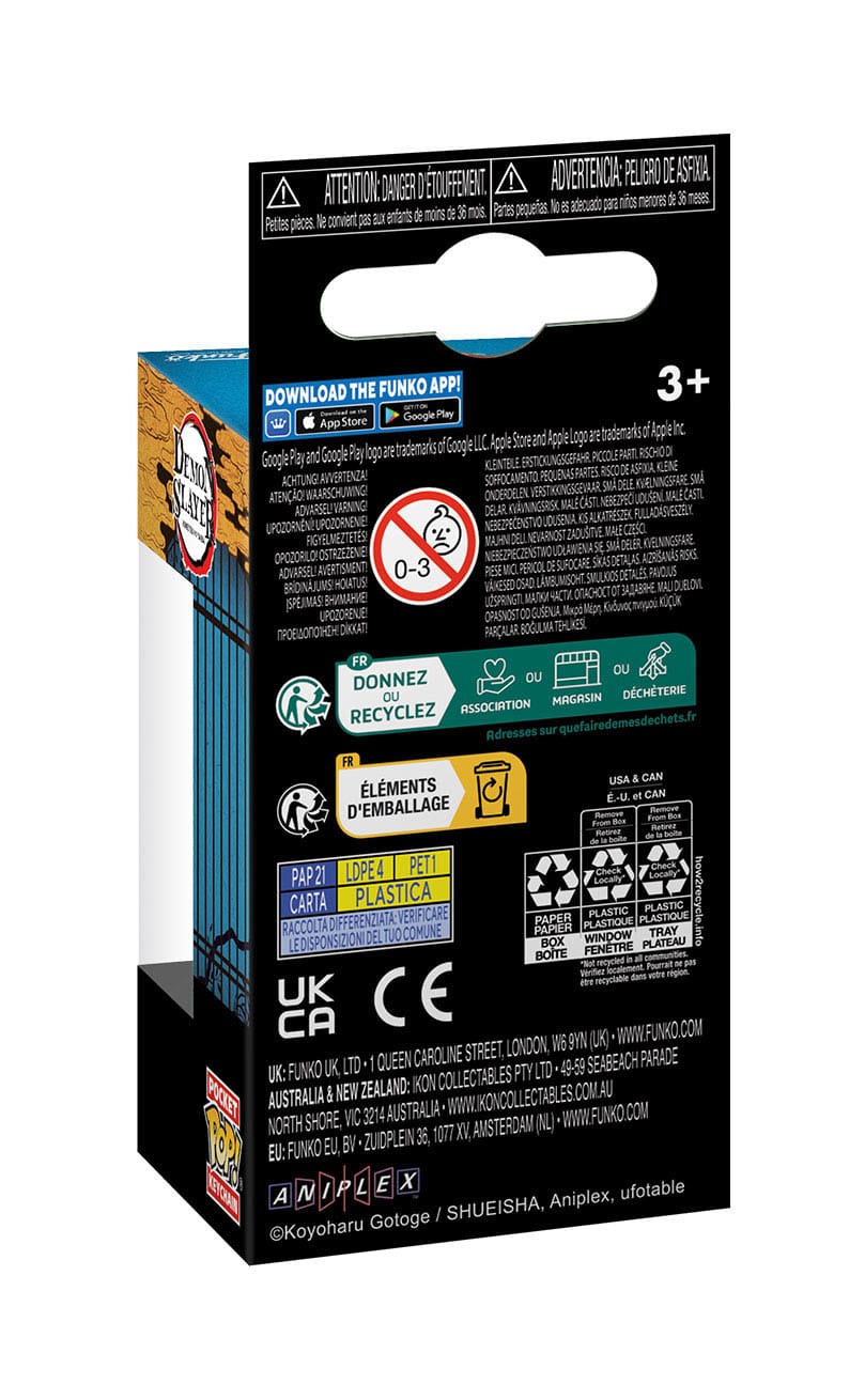 Demon Slayer Muscle Mouse POP! Vinyl 4 cm Schlüsselanhänger