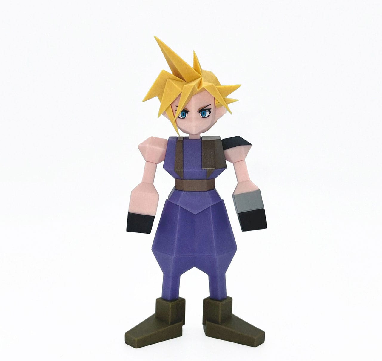 Final Fantasy VII Cloud Strife Polygon Vinyl 15 cm Figur
