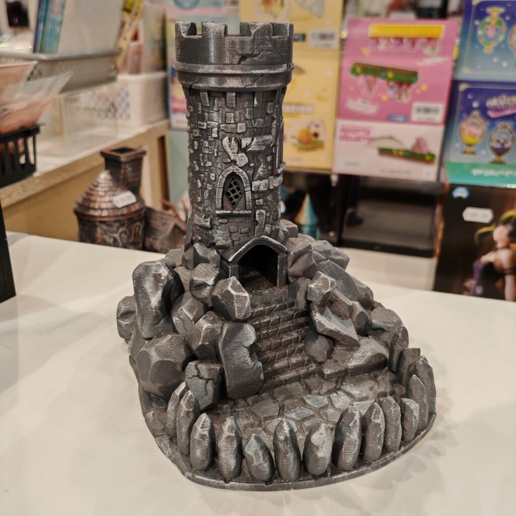 Stone Tower Würfelturm 3D Druck Deko - ohne Würfel -