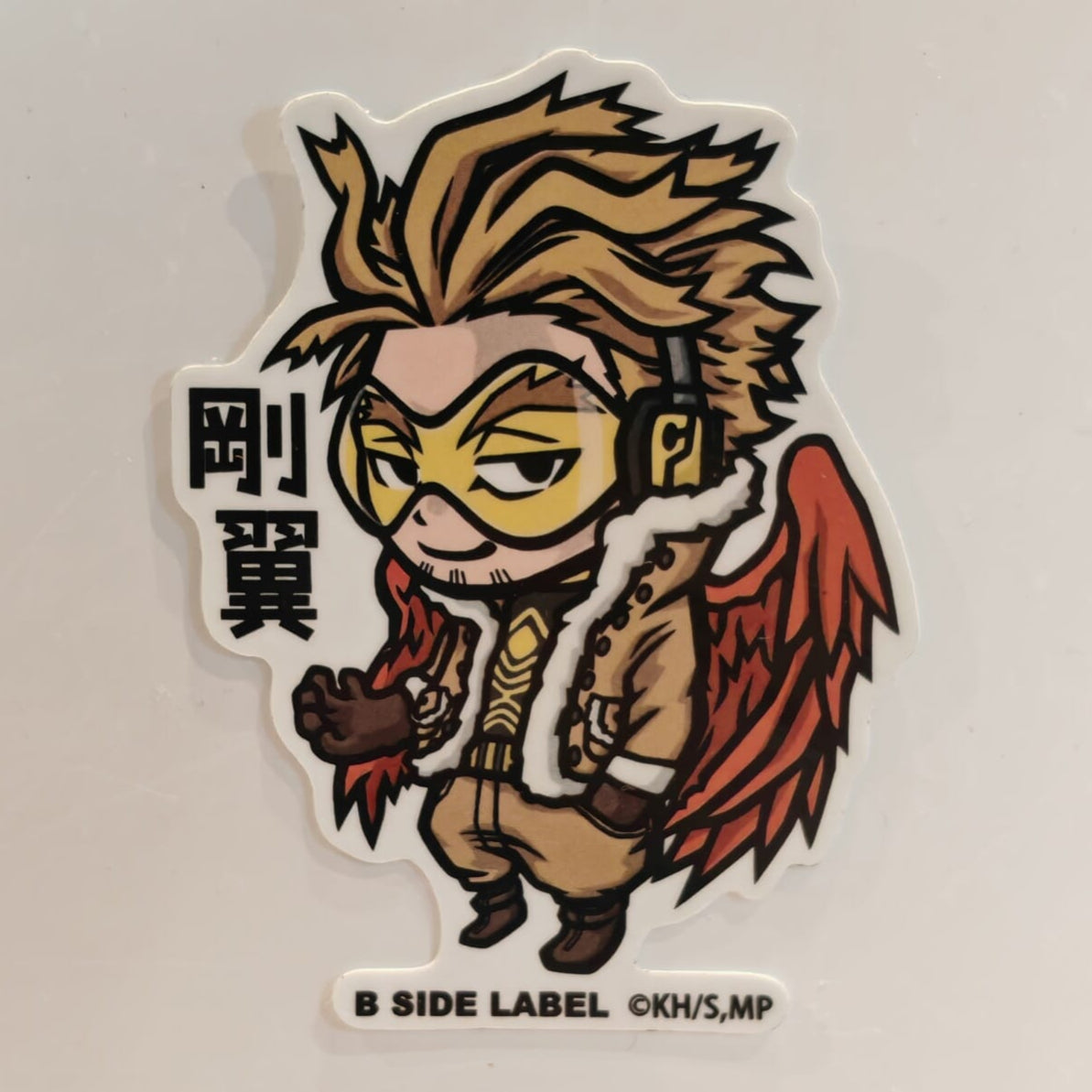 My Hero Academia Hawks B-Side Label Sticker