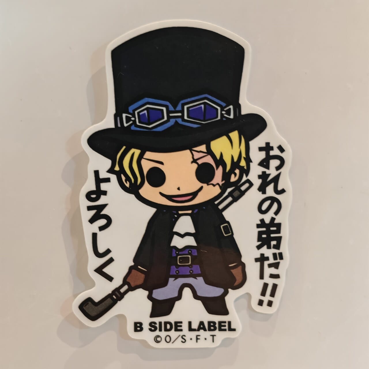 One Piece Sabo B-Side Label Sticker