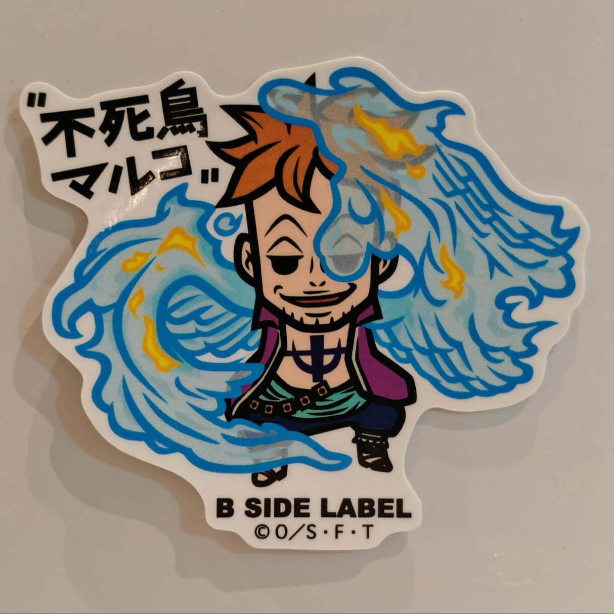 One Piece Marco B-Side Label Sticker