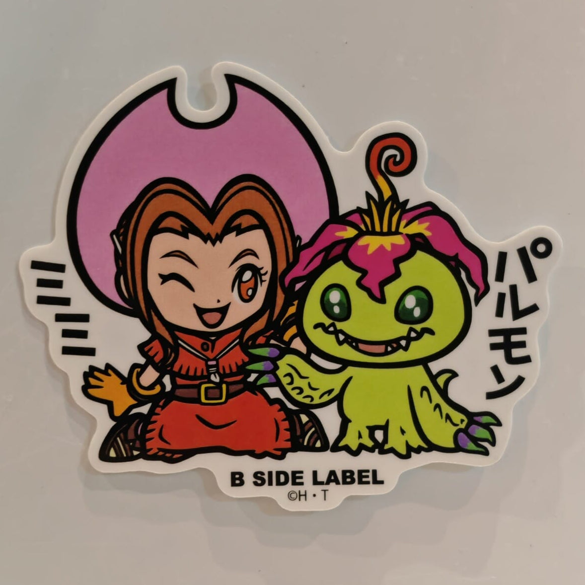 Digimon Mimi Tachikawa & Palmon B-Side Label Sticker