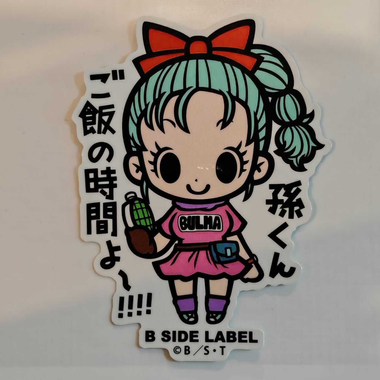 Dragon Ball Bulma B-Side Label Sticker