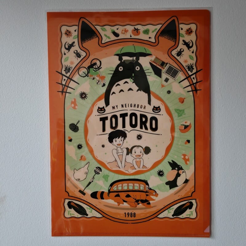 Mein Nachbar Totoro A4 Clearfile / Poster
