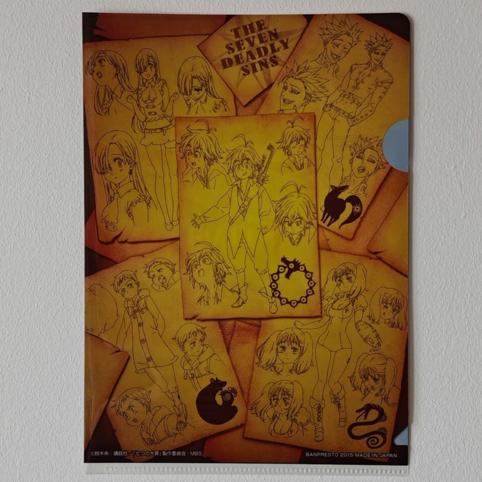 Seven Deadly Sins A5 Clearfile / Poster