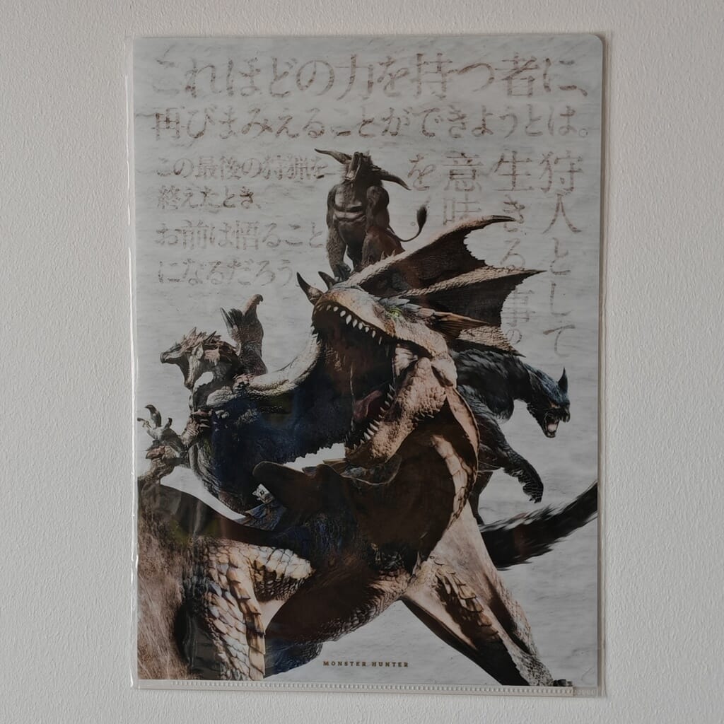 Monster Hunter 20th Anniversary A4 Clearfile / Poster