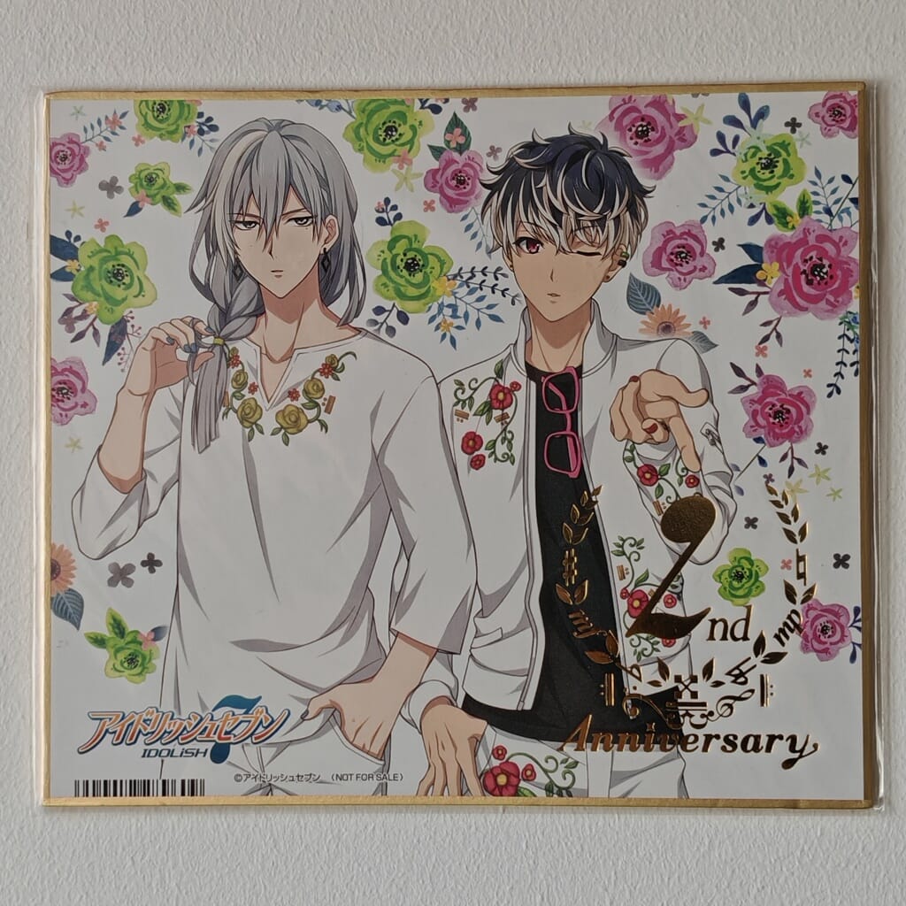 Idolish7 2nd Anniversary Festival Fair 14cm Shikishi